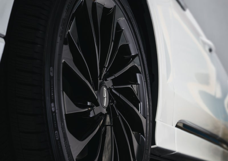 The wheel of the available Jet Appearance package is shown | West Point Lincoln of Sugar Land in Houston TX