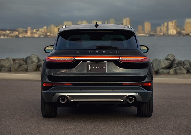 The rear lighting of the 2024 Lincoln Corsair® SUV spans the entire width of the vehicle. | West Point Lincoln of Sugar Land in Houston TX