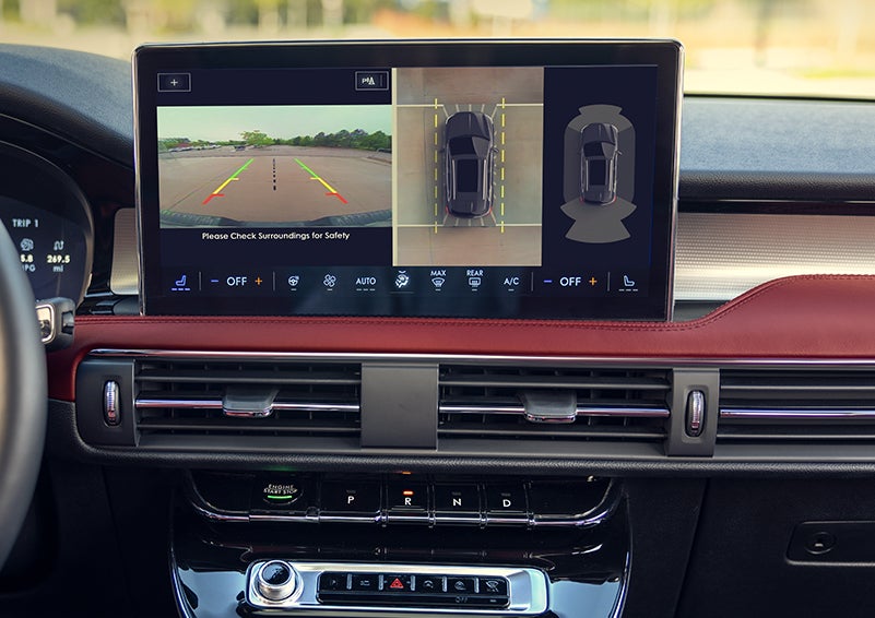 The large center touchscreen of a 2024 Lincoln Corsair® SUV is shown. | West Point Lincoln of Sugar Land in Houston TX