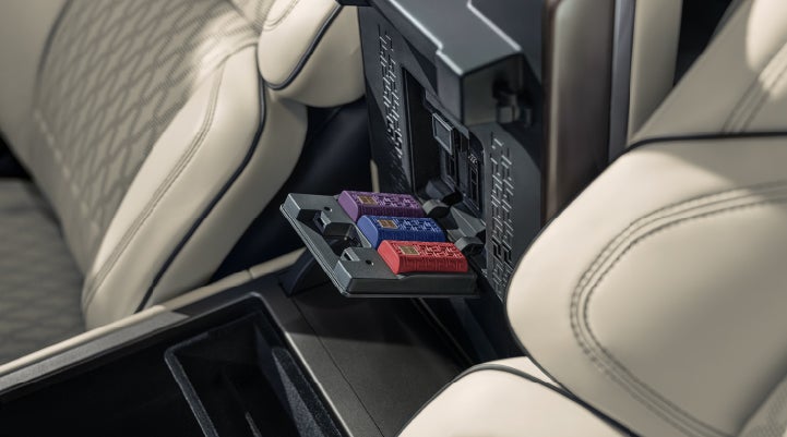 Digital Scent cartridges are shown in the diffuser located in the center arm rest. | West Point Lincoln of Sugar Land in Houston TX