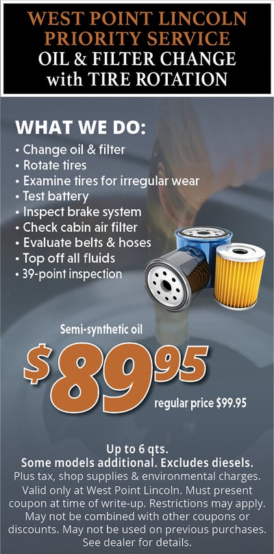 Oil & Filter Change With Tire Rotation