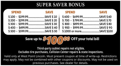 Super Saver Bonus